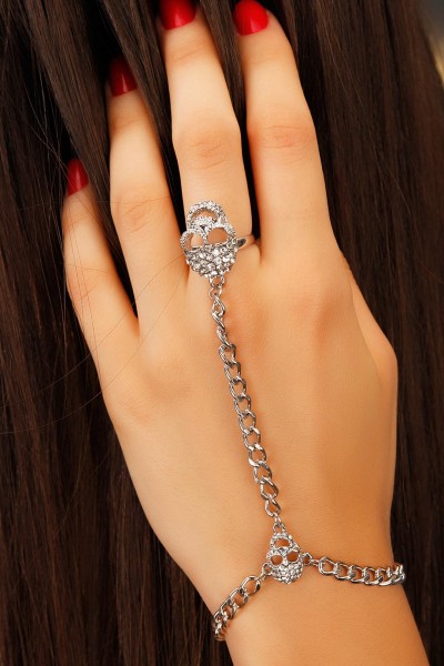 مدل های جدید و قشنگ دستبند انگشتری